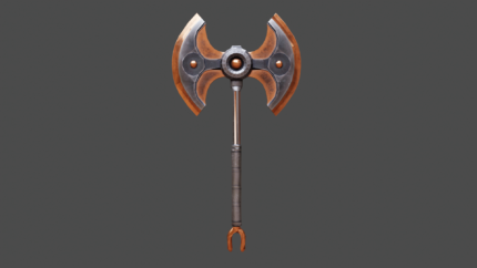 Steel Sentinel Battleaxe