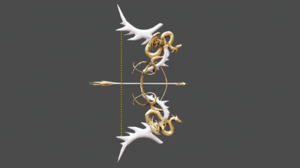 Celestial Serpent Bow – Ornate Dragon Hunter’s Bow