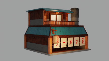 Anime Style Ramen Shop