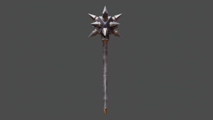 Ironstar Mace – Brutalist Spiked Bludgeon