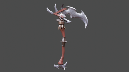 Bonecleaver Scythe – Brutal Tribal Crescent Blade