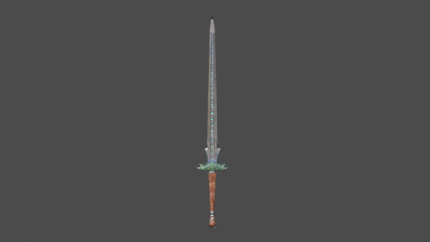 Runeblade of the Verdant Flame