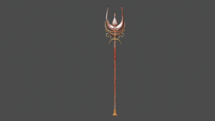 Trident of the Ember Lotus — Flamecaller’s Fork