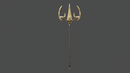 Trident of the Sun Serpent — Regal Piercer of Light