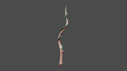 Verdant Spiral Wand — Naturebound Channeler