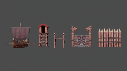Viking Pack – Longship, Towers & Defenses